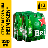 Cerveja Heineken Long Neck (330ml) - Pack com 12