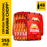 Cerveja Brahma Chopp Long Neck (355ml) - Pack com 48