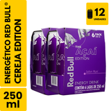 Energético Red Bull Açaí Edition (250ml) - Pack com 12