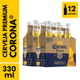Cerveja Corona Long Neck (330ml) - Pack com 12