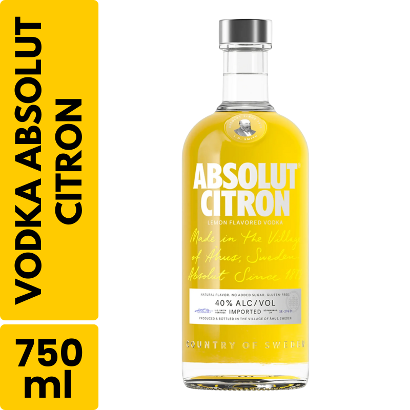 Vodka Absolut Citron (750ml)