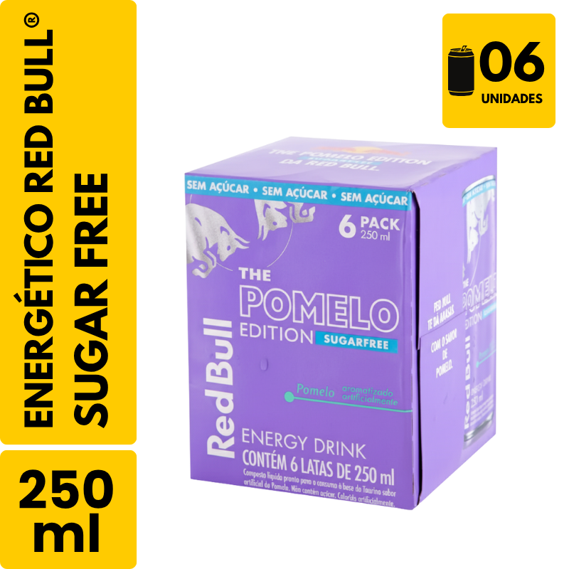 Energético Red Bull Pomelo Edition (250ml) - Pack com 6