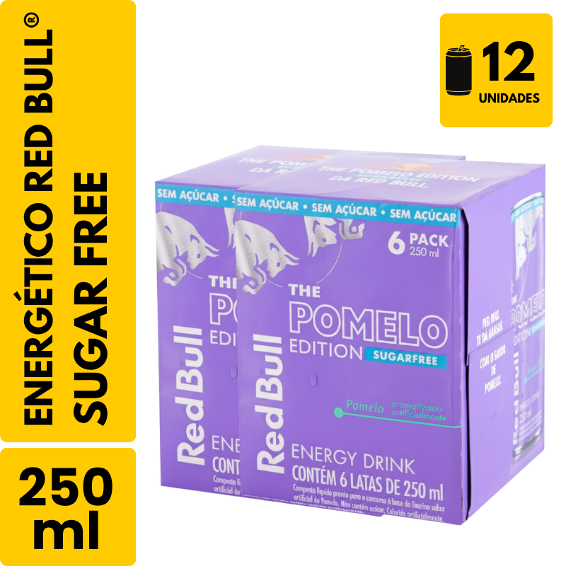 Energético Red Bull Pomelo Edition (250ml) - Pack com 12
