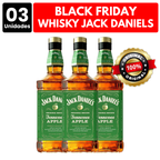 [ATACADO] 3x Whisky Jack Daniels Sabores (1000ml)