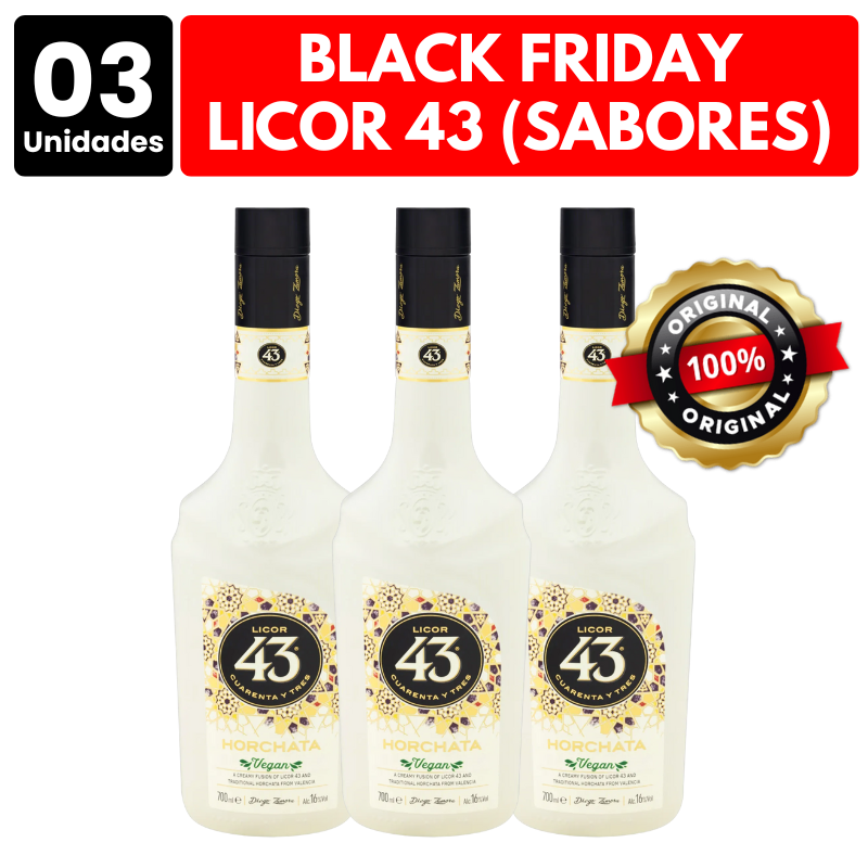 [ATACADO] 3x Licor 43 (Sabores) (700ml)