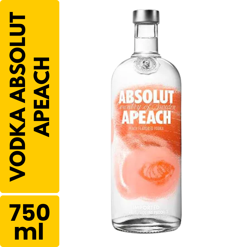 Vodka Absolut Apeach (750ml)