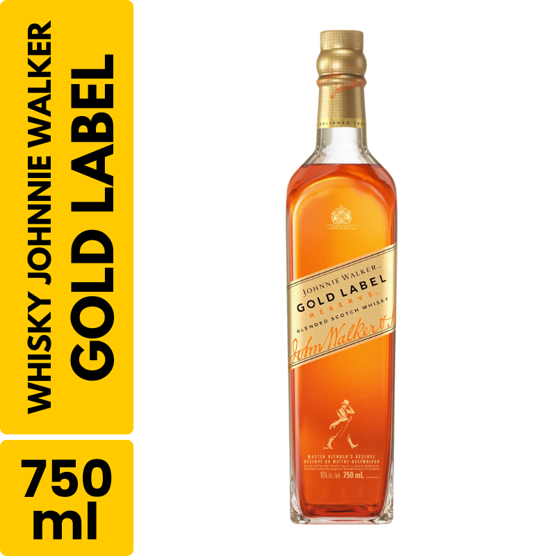 Whisky Johnnie Walker Gold Label (750ml)