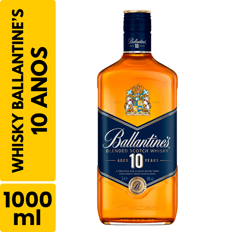 Whisky Ballantine's 10 Anos (1000ml)