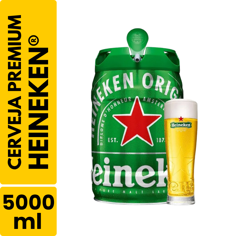 Cerveja Heineken Barril (5000ml)