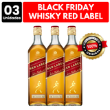 [ATACADO] 3x Whisky Johnnie Walker Red Label (1000ml)