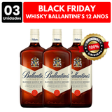 [ATACADO] 3x Whisky Ballantine's 12 Anos (1000ml)