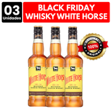 [ATACADO] 3x Whisky White Horse (1000ml)