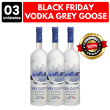 [ATACADO] 3x Vodka Grey Goose (750ml)