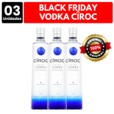[ATACADO] 3x Vodka Cîroc (750ml)
