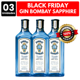 [ATACADO] 3x Gin Bombay Sapphire Dry London (750ml)