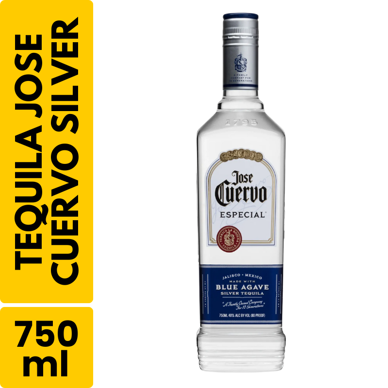Tequila Jose Cuervo Silver (750ml)