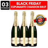 [ATACADO] 3x Espumante Chandon Brut (750ml)