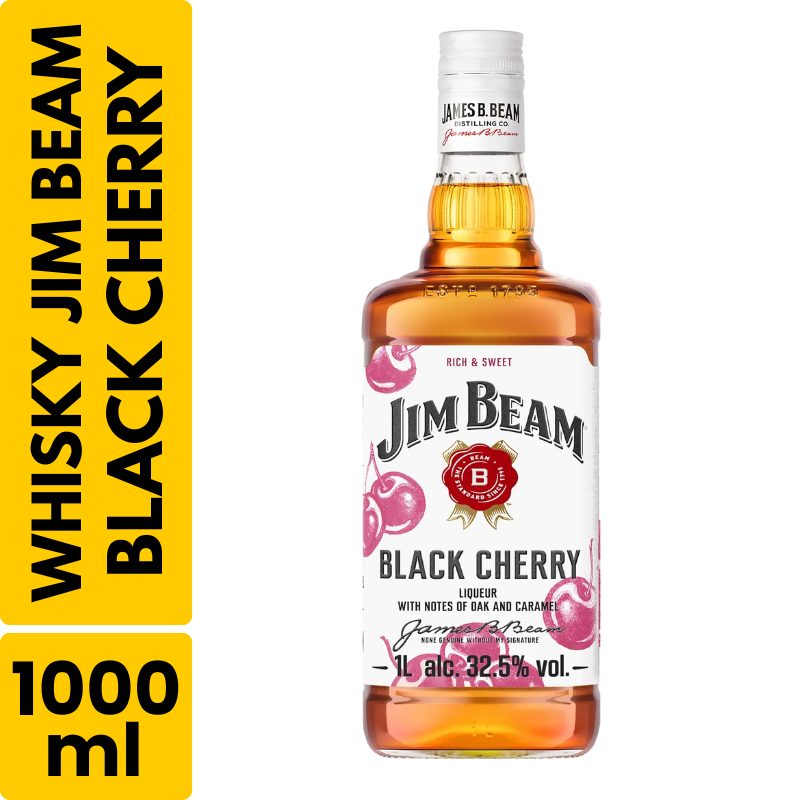 Whisky Jim Beam Black Cherry (1000ml)