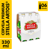 Cerveja Stella Artois Long Neck (330ml) - Pack com 6